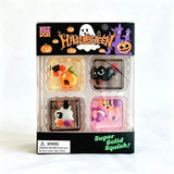 Mini anti-anxiety squishy cube stress relief fidget toy 4-pack by HSF Marketplace