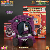 TOPTOY EAKI Naruto sit-in party blind box figure featuring Jiraiya, Orochimaru, and Tsunade collectible characters
