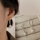 925 Sterling Silver Bow Knot Ear Clip for Women - Sweet Jewelry Gift