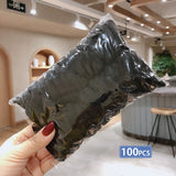 50/100Pcs Mixed Color Hair Rubber Bands,Women High Elastic Hair Ties,Korean Ponytail Holders,No Damage Hair Headbands
