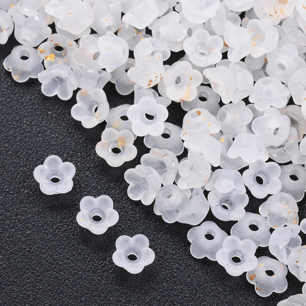 Multicolor Lily of the Valley beads for DIY jewelry making by HSF Marketplace