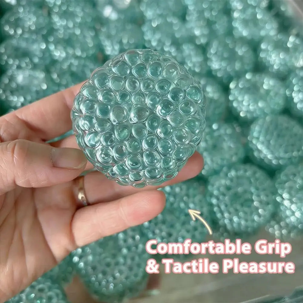 New Super Soft Squishy Balls Memory Gel Moldable Stress Relief Toy Crunchy Textured Fidget Toys Calming Toys