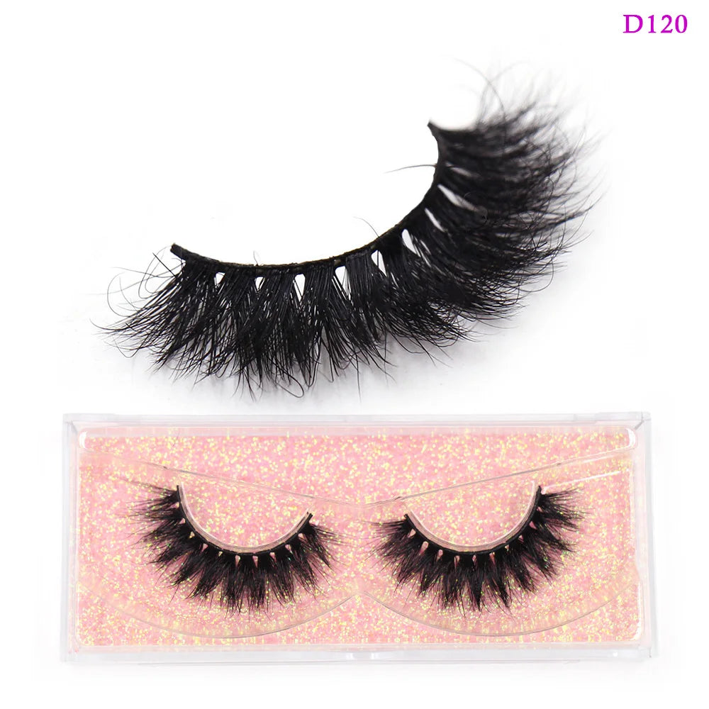 3D mink false eyelashes with soft, reusable fibers for a natural-looking lash style