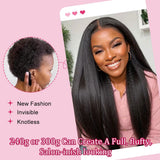 12A Kinky Straight Crochet Human Hair Bundles Miracle Knots Crochet Hair Human Hair Crochet Braids 16-26 Inch Burmese Curly Feather Crochet Human Hair Extension Pre Separated Knotless Reusable Crochet Human Hair For Black Wom