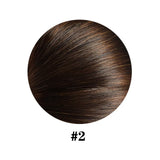 8-piece natural black Remy human hair clip-in extensions with 18 clips for women by HSF Marketplace