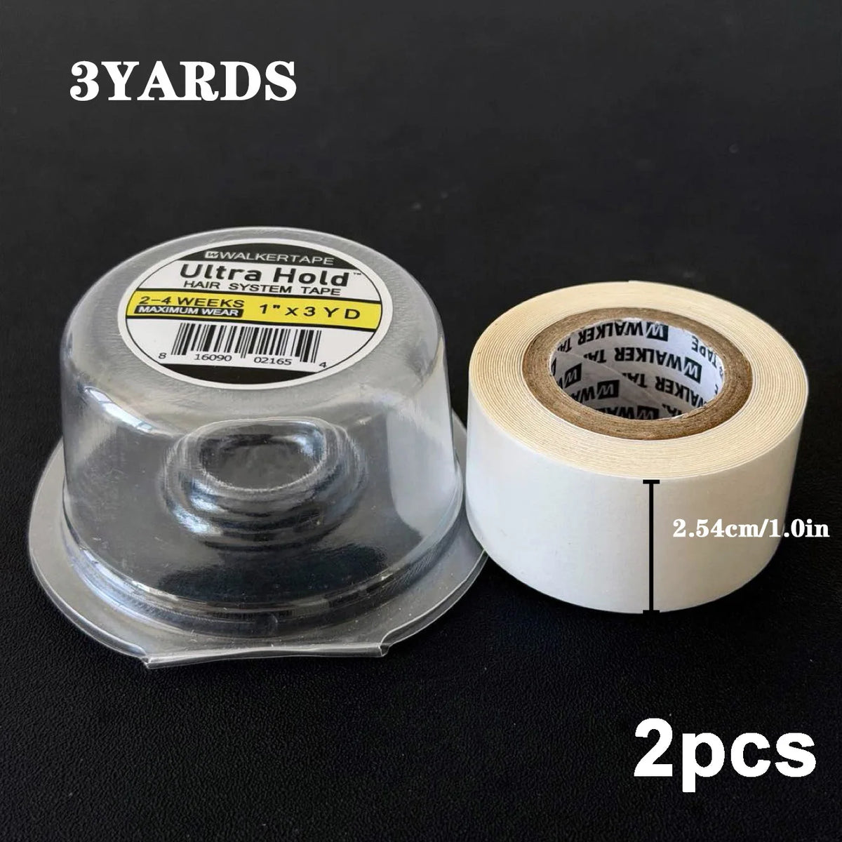 3/12/36yars Ultra Hold Hair System Tape Double Sided Adhesive Tape For Hair Extension Toupee Wig White Tape Strong Hold