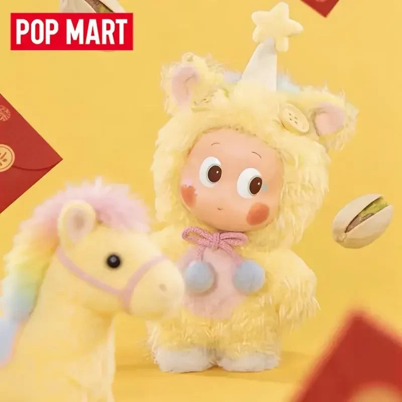 POP MART LABUBU Have A Good Run Series vinyl plush pendant collectible figure mystery blind box toy