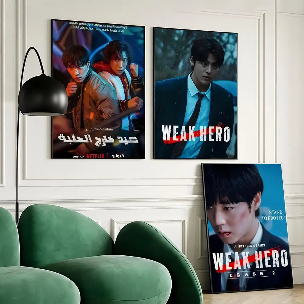 Weak Hero Class Korean TV drama wall art for modern decor, featuring K-culture design by HSF Marketplace