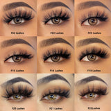 Dropshipping 3D Mink Eye Lashes Fluffy Volume Eyelash Extension Natural Wispy Full Strip Mink False Eyelashes Bulk Lash Makeup