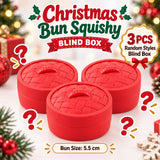 1-5PCS Christmas Dumpling Squishy Blind Box TPR Slow Rising Squeeze Fidget Sensory Stress Relief Holiday Surprise Gift Set