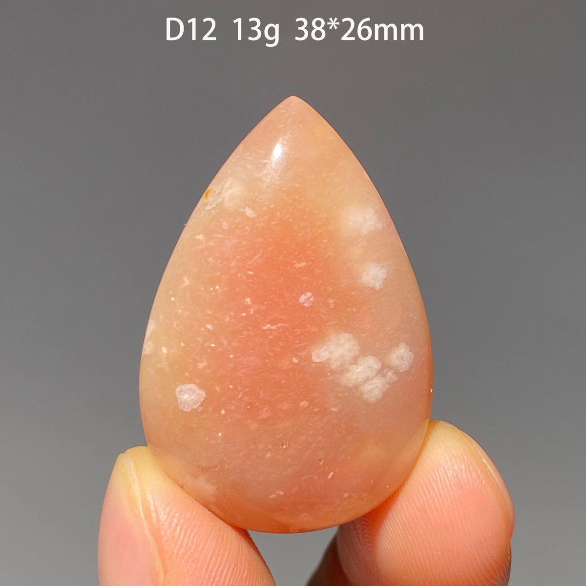 Pure Natural Madagascar Cherry Blossom Agate Water Drop Pendant Drilled Hole Healing Energy Crystal Home Decor DIY Jewelry Gift