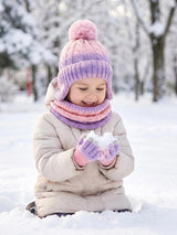 Children's warm fleece hat, scarf and gloves set for boys and girls by HSF Marketplace