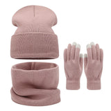 Warm knit beanie, scarf and gloves set for men and women by HSF Marketplace