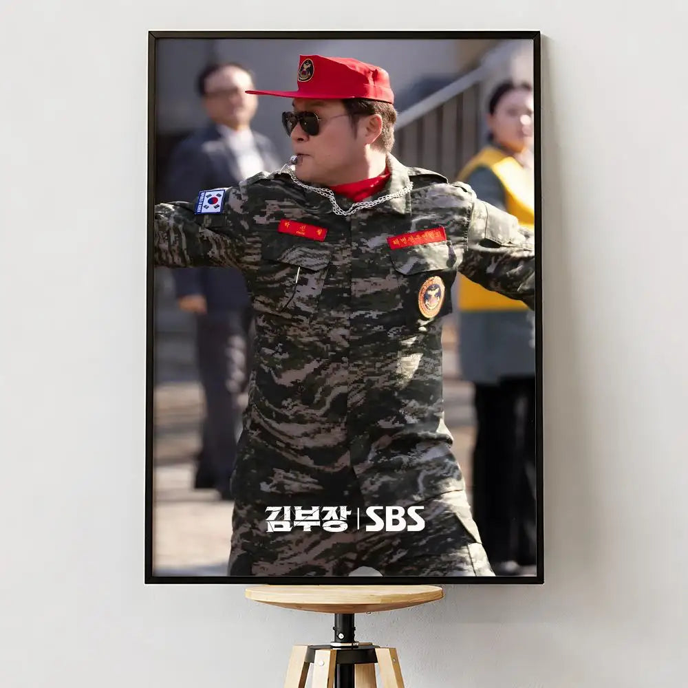 Agent Kim Reactivated Korean drama poster for bedroom decor, featuring K-culture artwork by HSF Marketplace