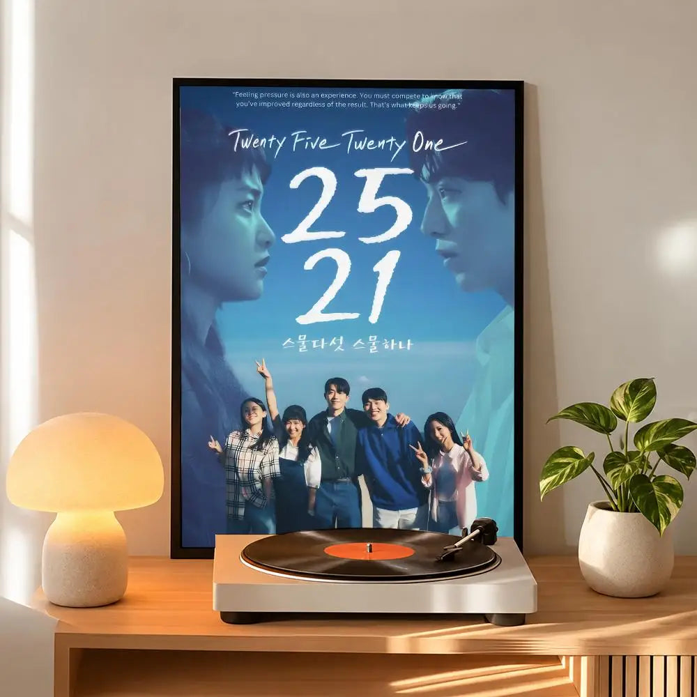 Korean romance drama series art poster for home decor, K-Culture merch by HSF Marketplace