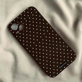 Stylish Polka Dot Phone Case for iPhone Models 11 to 18