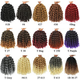 1-4Packs 2X Ringlet Wand Curl Jamaican Bounce 8inch Synthetic Wand Curl Twist Braids Hair Crochet Curly Hair Extensions 20 Roots