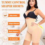 Women's high-waisted tummy control shapewear shorts by HSF Marketplace for thigh slimming under dresses