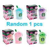 NeeDoh strawberry drink squishy toy with glittery frappuccino design from HSF Marketplace