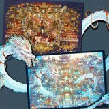Nezha miniature scene sticker book for DIY crafts, HSF Marketplace sticker therapy set