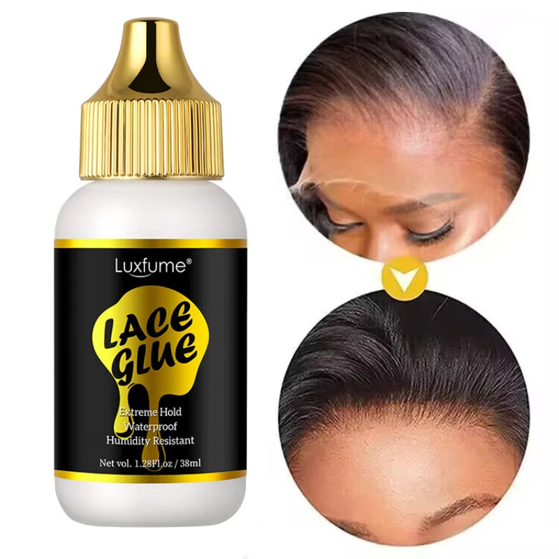 38ml/150ml Lace Glue Gel for Wig Stalling,Waterproof Wig Hair Adhesive,Unisex Durable Adhesive for Hair Accessories For All Hair