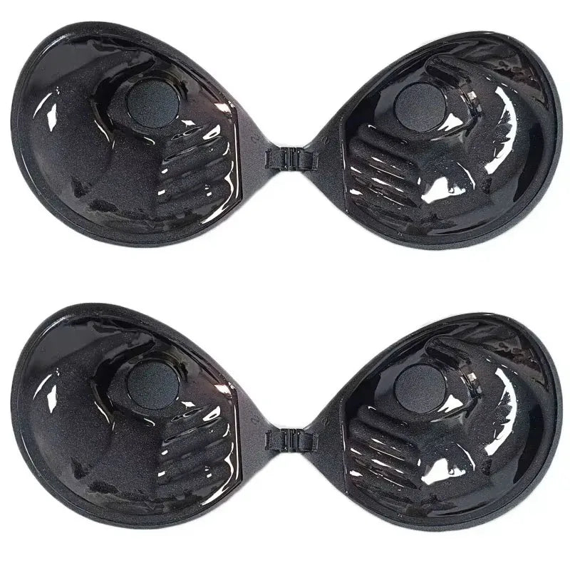 Invisible self-adhesive silicone push-up bra stickers for women; HSF Marketplace lingerie pads