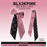 BLACKPINK World Tour multi-use skinny scarf for K-pop fans, black design by HSF Marketplace