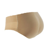Women’s seamless butt lifter padded panties with breathable mesh hip-enhancing shapewear design