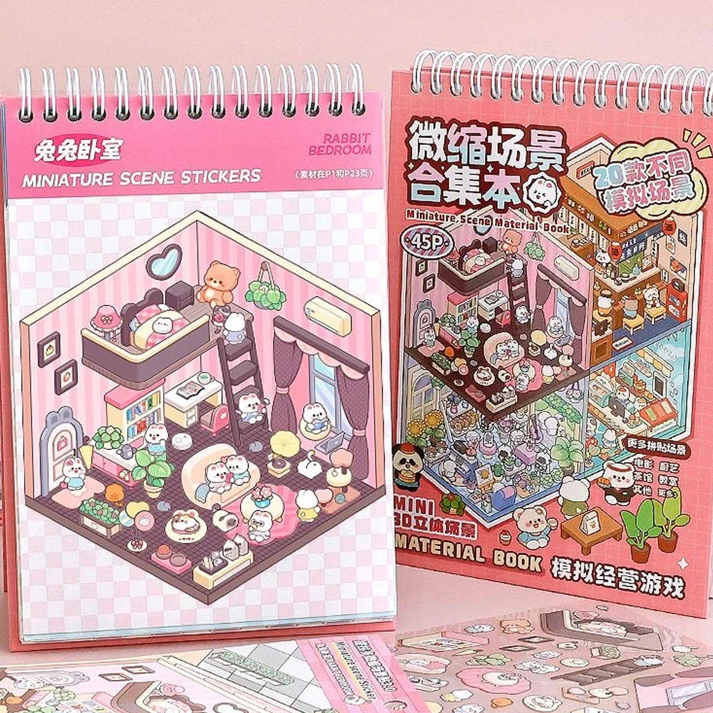 20-piece 3D cartoon DIY landscape stickers for kids’ creativity by HSF Marketplace