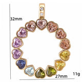 Rhinestone heart glass memory ashes pendant for jewelry making by HSF Marketplace