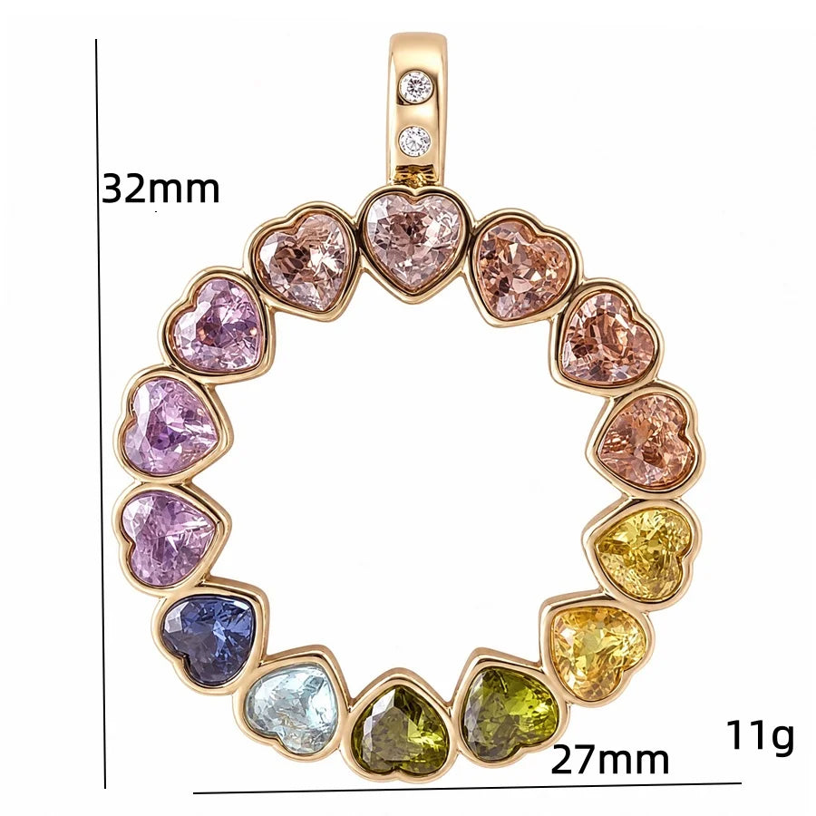 Rhinestone heart glass memory ashes pendant for jewelry making by HSF Marketplace
