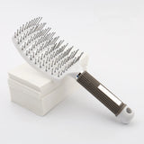 HAIRSOFLY detangling hair brush for wet curly hair with scalp massage bristles