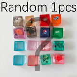 Mini anti-anxiety squishy cube stress relief fidget toy 4-pack by HSF Marketplace