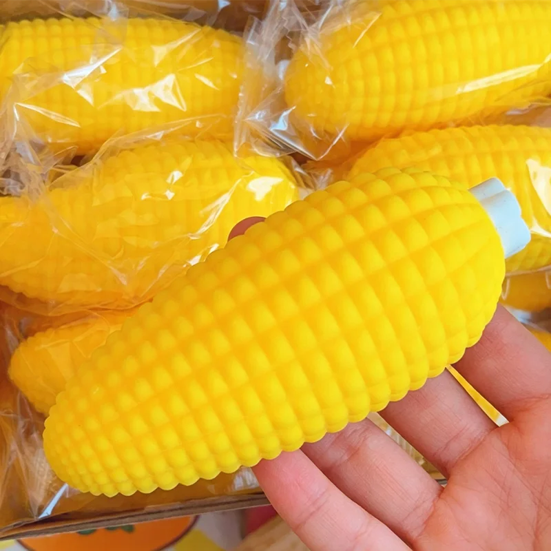 New Soft Squishy Simulated Peanut Corn Burger Pinch Flour Stress Ball Relief Squeezing Toys Anxiety Relief Fidget Sensory Gifts