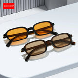 Vintage rectangular sunglasses for men and women by HSF Marketplace, with UV400 protection and stylish small square design.
