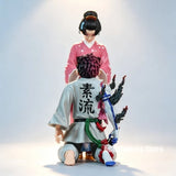 Kimetsu no Yaiba Akaza and Koyuki PVC action figure statue desktop ornament collectible figure