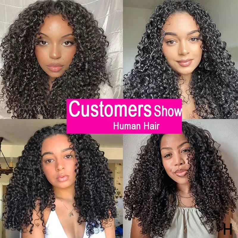 Bouncy Burmese Pixie Curly Human Hair Bundles with Closure Frontal 20A  Closure And Bundles  Burmese Virgin Hair Extensions