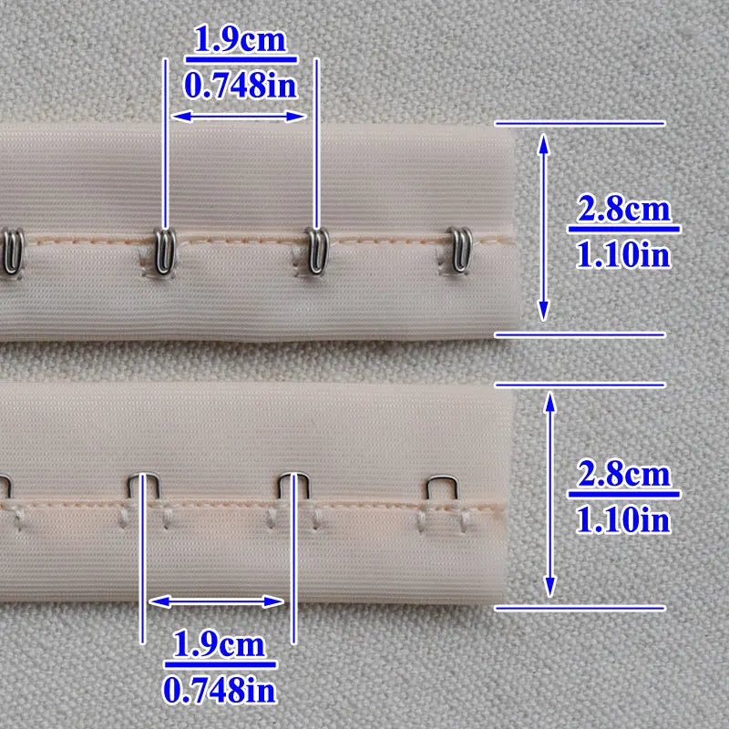 Single hook and eye tape trim for corsets and costumes, HSF Marketplace lingerie accessory
