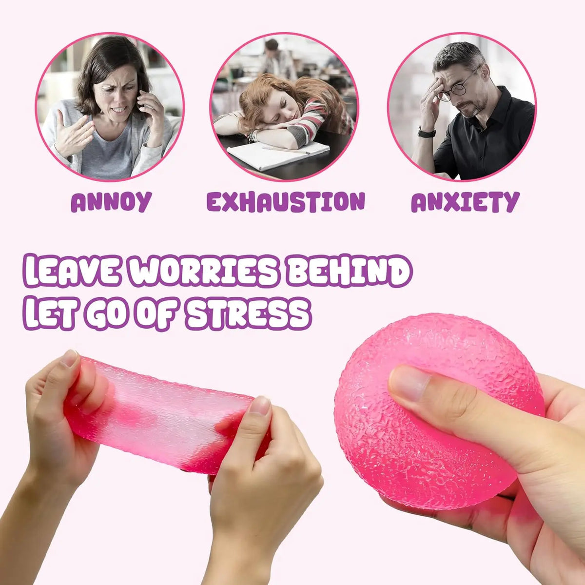 Gumdrops stress balls fidget toys by HSF Marketplace for sensory play and anxiety relief
