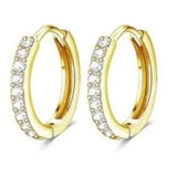 Drperfect 1Pair Flat Back Earrings for Women Surgical Steel Earrings for Sensitive Ears Hoop Stud Cartilage Tragus Piercings