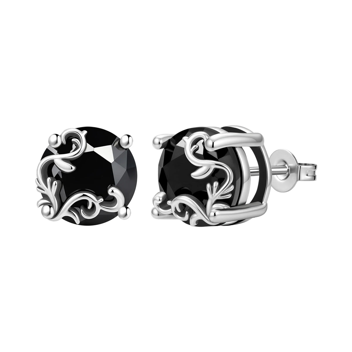 Orstarry S925 sterling silver 18k gold classic knot stud earrings for women