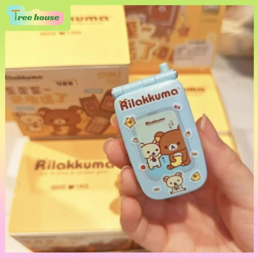 Rilakkuma Call Me Series recording phone pendant plush keychain bag charm collectible blind box figure