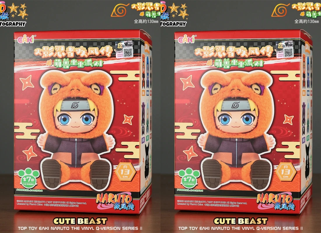 TOPTOY EAKI Naruto sit-in party blind box figure featuring Jiraiya, Orochimaru, and Tsunade
