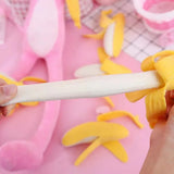 Cute Fruit Squishy Stress Balls Fidget Sensory Toy Squeeze Stress Relief Hand Toy Anti-Anxiety Banana Stretchy Slow Rising Toy