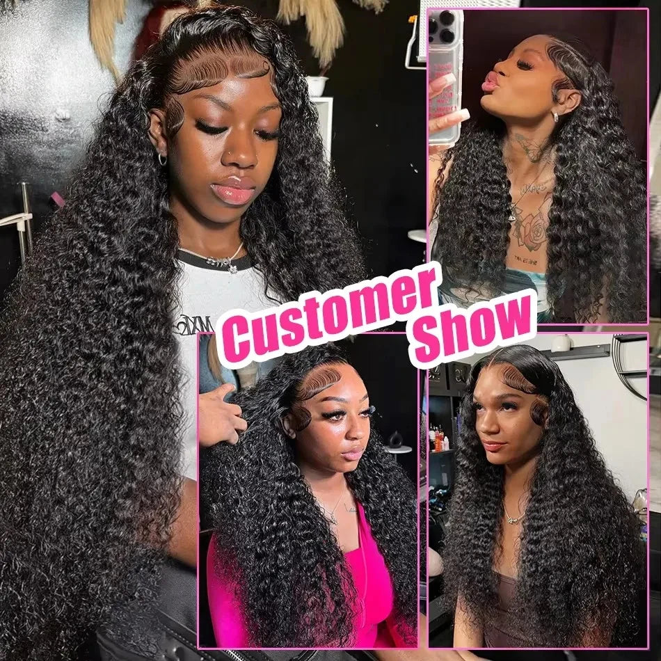 5x5 Glueless Wig Pre Cut Deep Wave Human Hair Wigs 13X6 Hd Lace Frontal Wig Water Wave 13X4 Lace Front Curly Wigs 250 Density