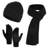 Winter warm beanie, scarf and gloves set for men and women by HSF Marketplace