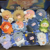Jotoys Q.Kid Weather Series mini plush blind box collectible doll backpack pendant ornament