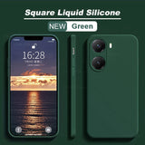 Poco X7 X8 Pro Max liquid silicone shockproof phone case by HSF Marketplace