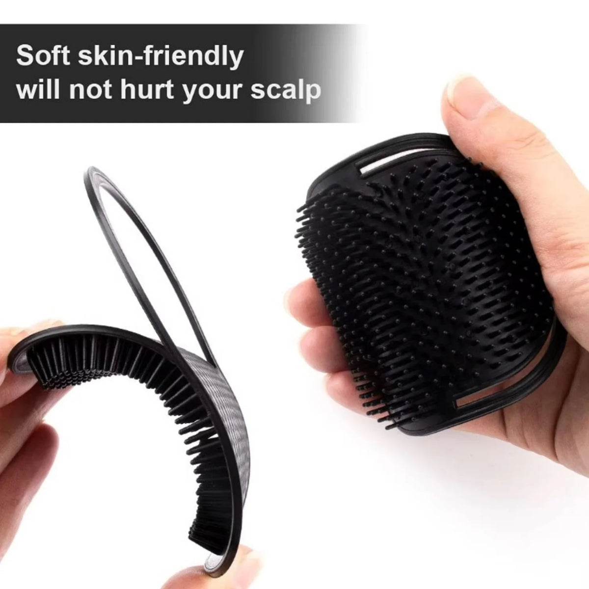 Multifunctional Pocket Hair Brush Small Light Palm Grip Comb Massage Brush Comb For Man Portable For Home Travel