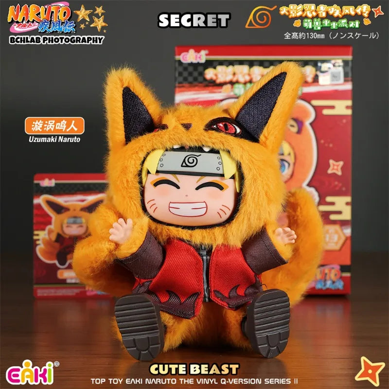 TOPTOY EAKI Naruto sit-in party blind box figure featuring Jiraiya, Orochimaru, and Tsunade characters